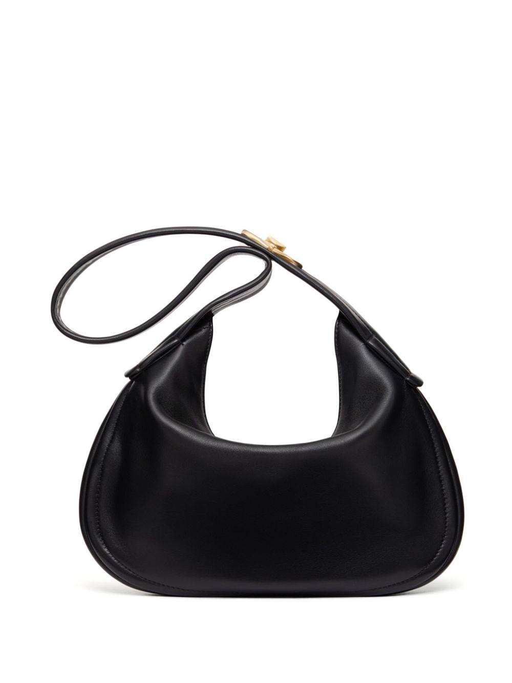 VLogo Signature leather shoulder bag - 4
