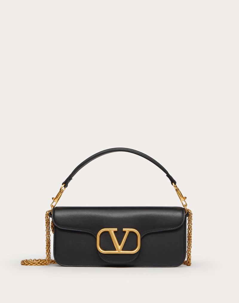 VALENTINO GARAVANI LOCÒ CALFSKIN SHOULDER BAG 1