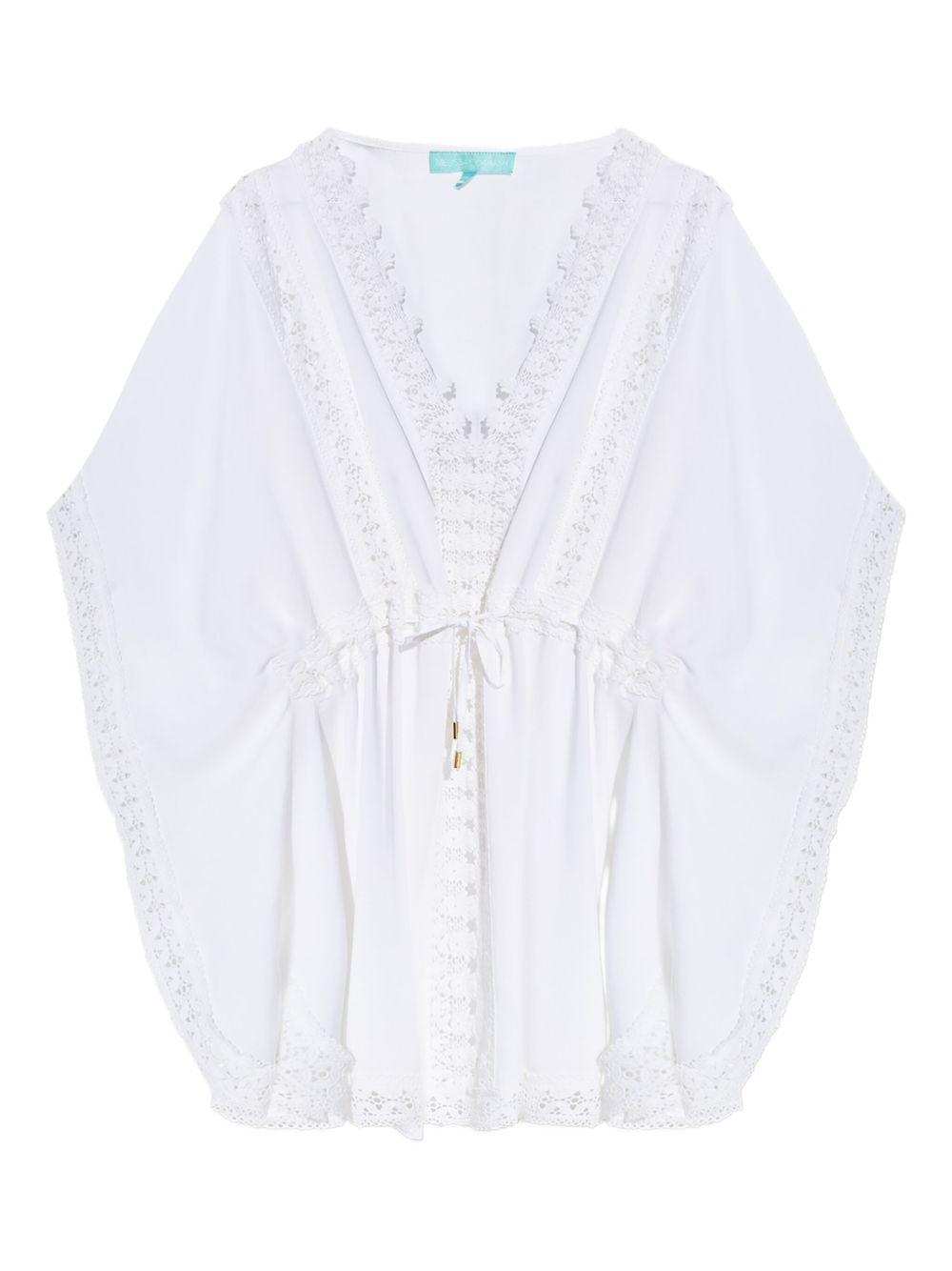 Evin lace-trim beach cover-up - 1