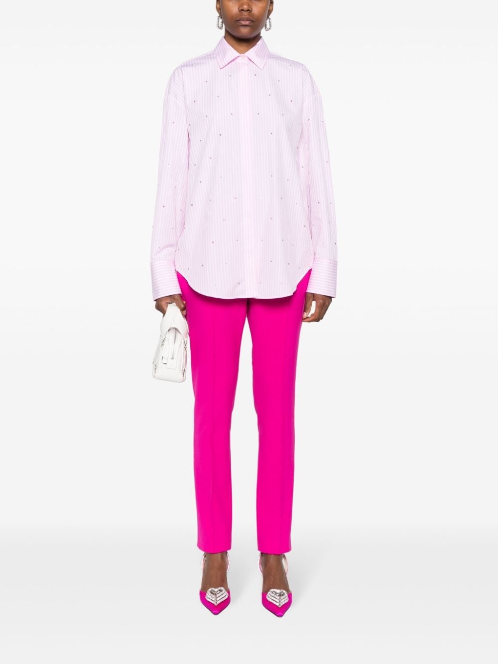 rhinestone-embellished shirt - 2