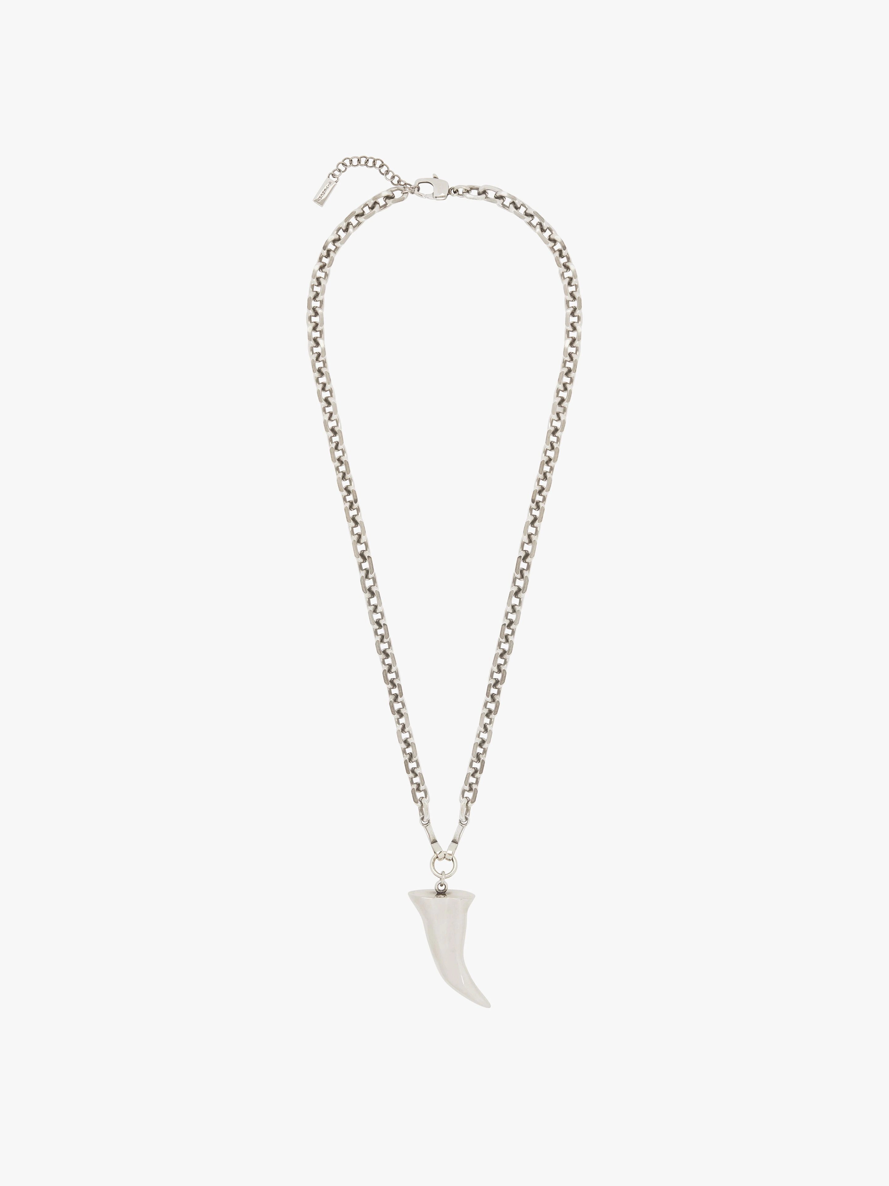 HORN NECKLACE IN METAL - 2