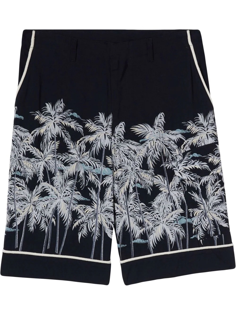 Palms-print bermuda shorts - 1