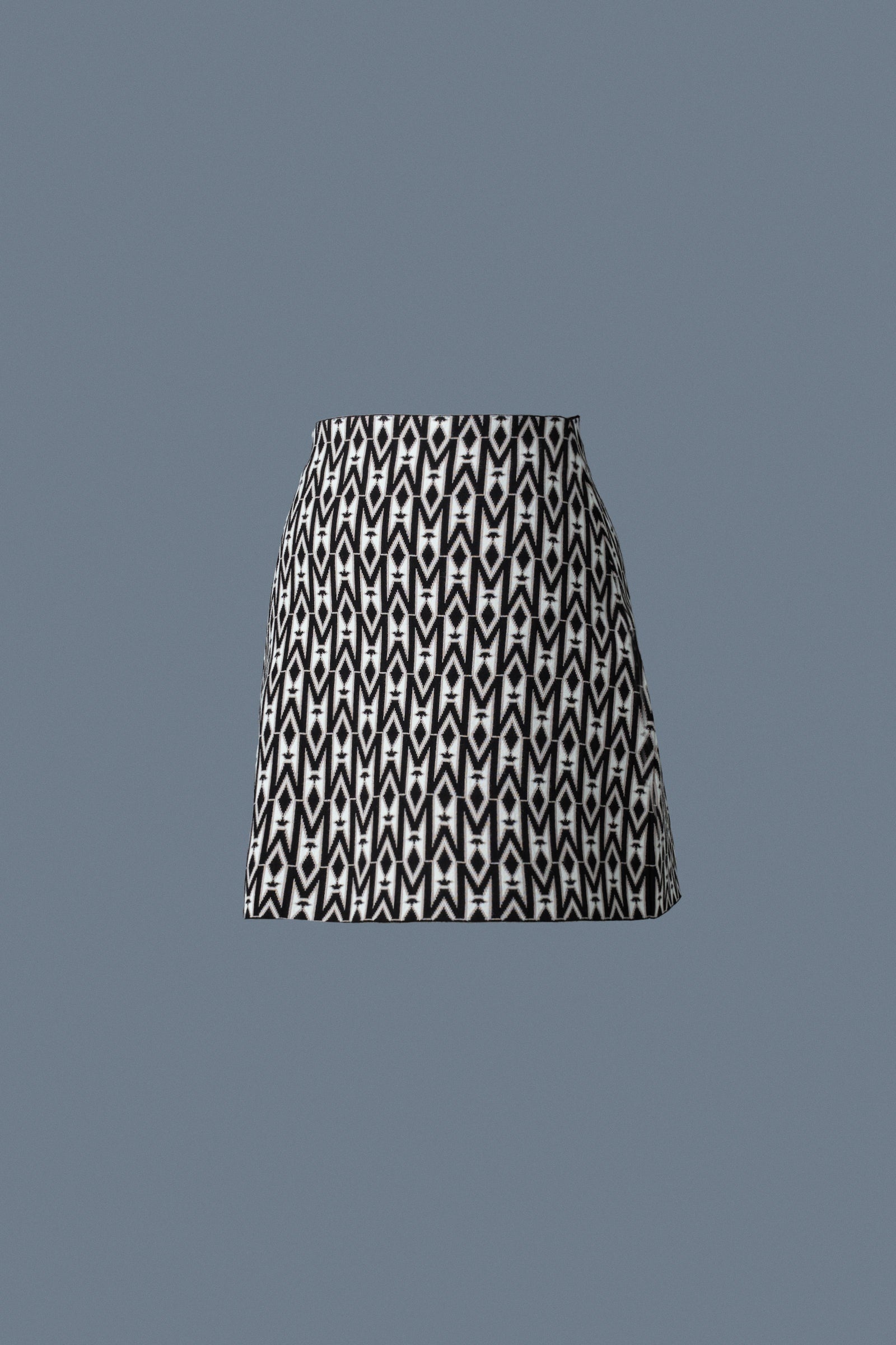 DEA-MG Jacquard Monogram A-Line Skirt - 1
