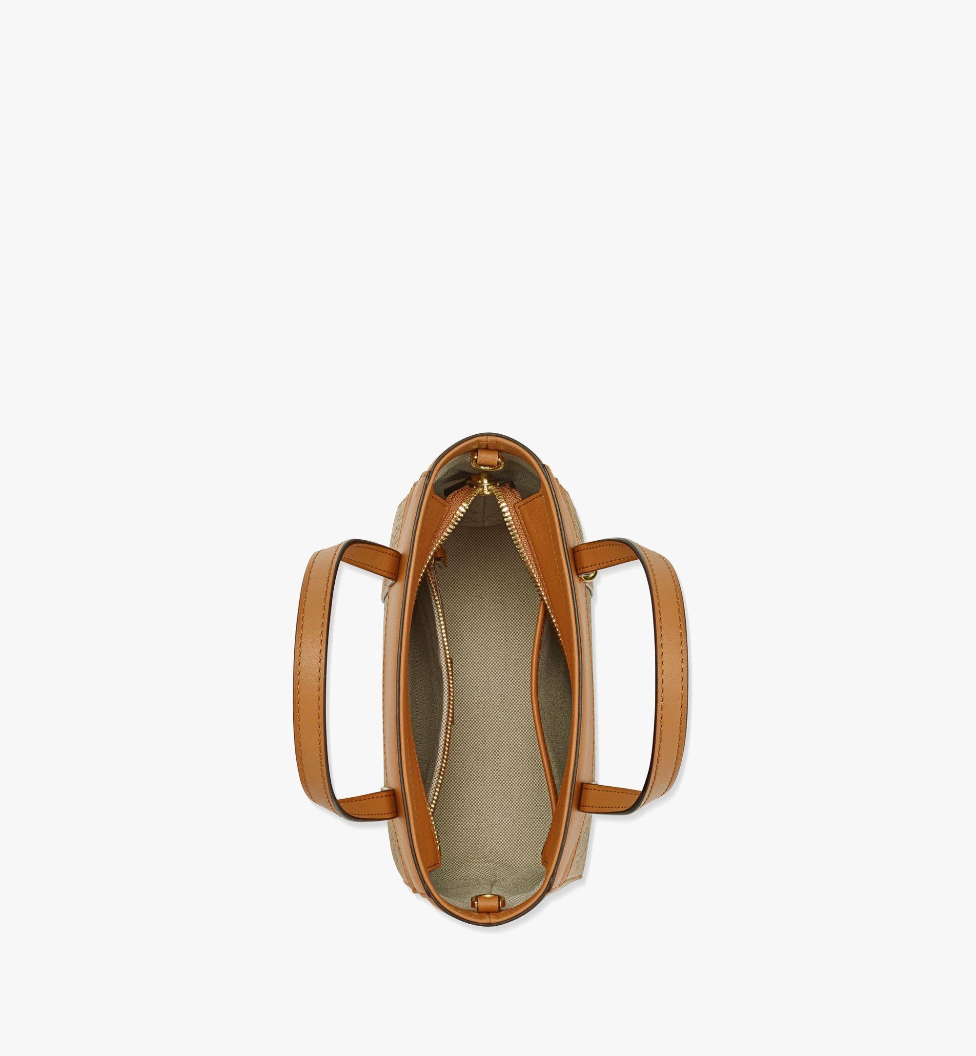 Aren Top-Zip Shopper in Visetos Leather Mix - 4