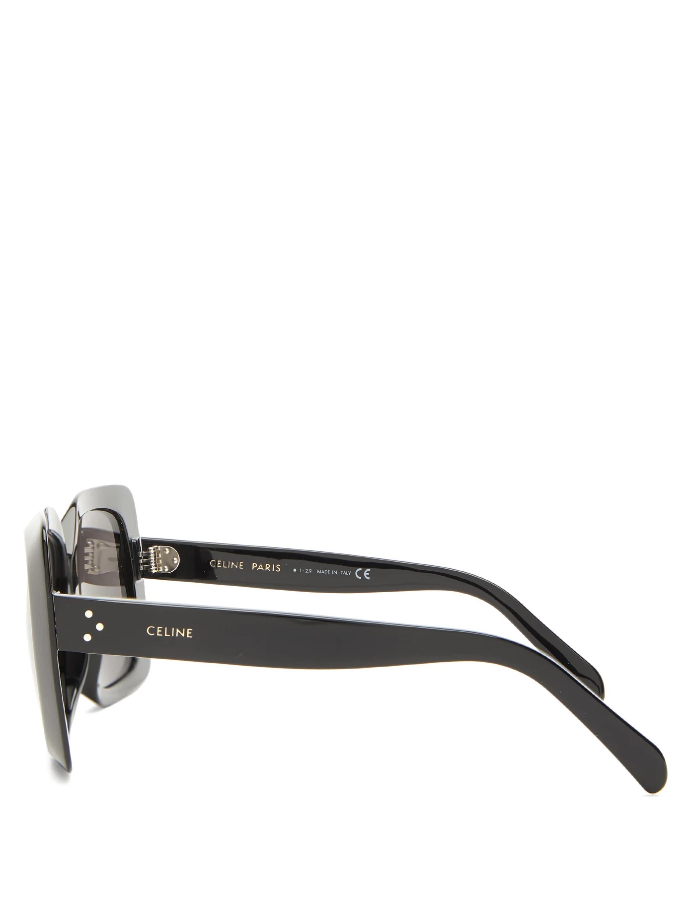 Oversized square acetate sunglasses - 4