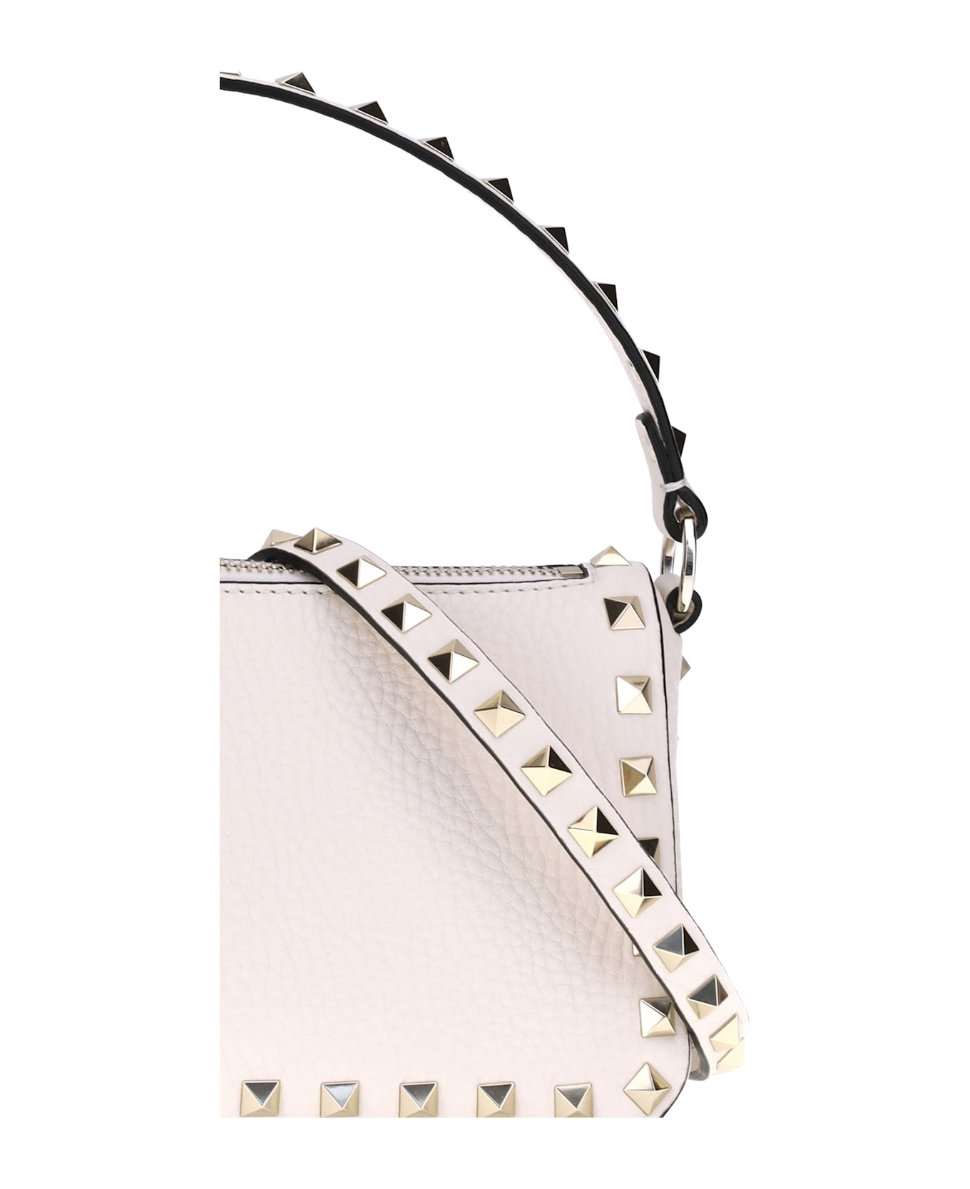 Rockstud Zip-up Shoulder Bag - 4