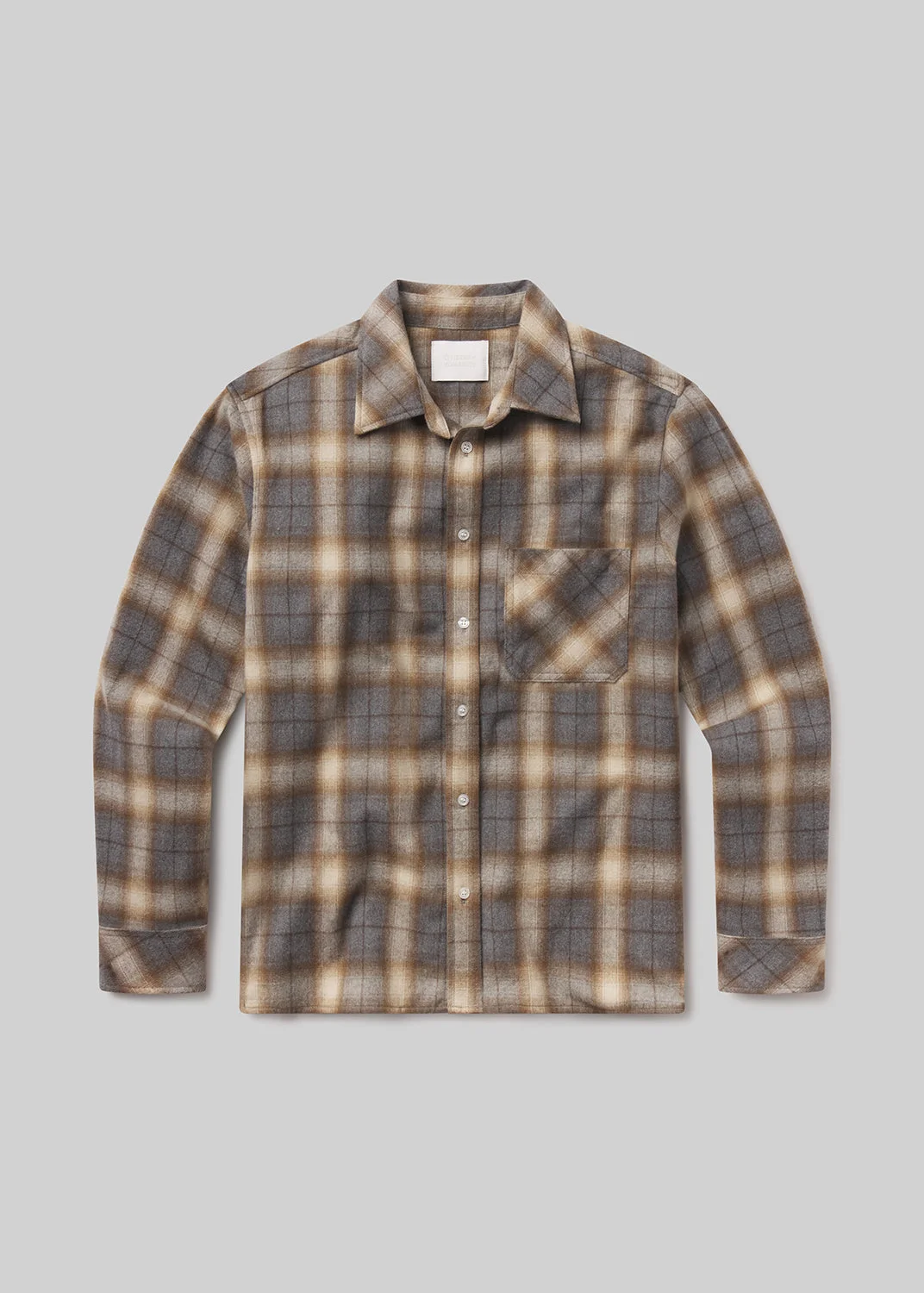 Long Sleeve Cairo Shirt In Cascade Plaid - 1