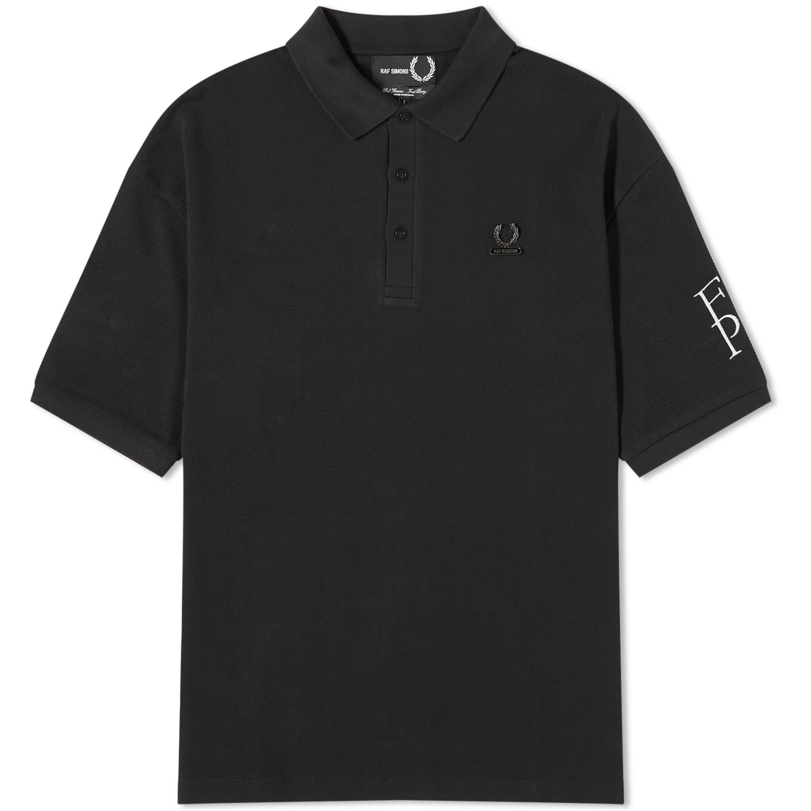 Fred Perry x Raf Simons Embroidered Oversized Polo - 1