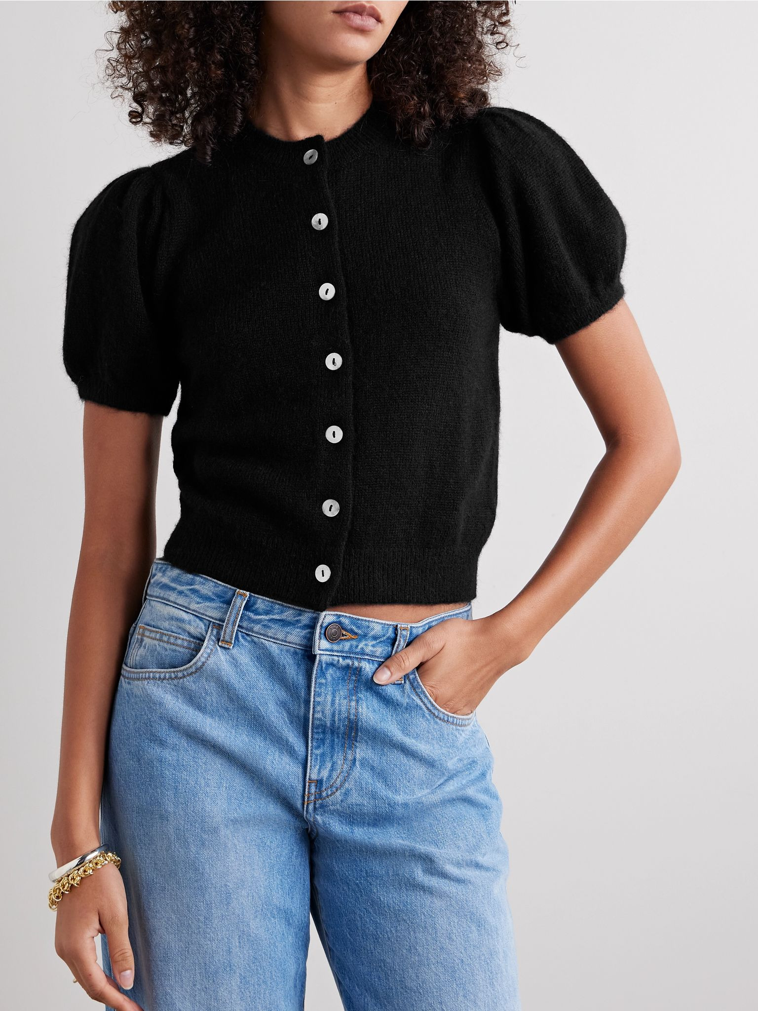 Anisa knitted cardigan Black - 3