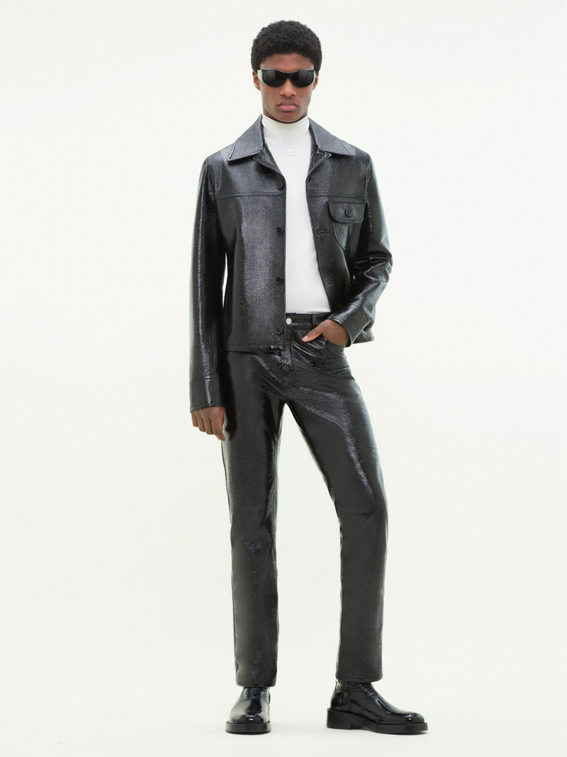 courrèges SINGLE POCKET VINYL JACKET outlook
