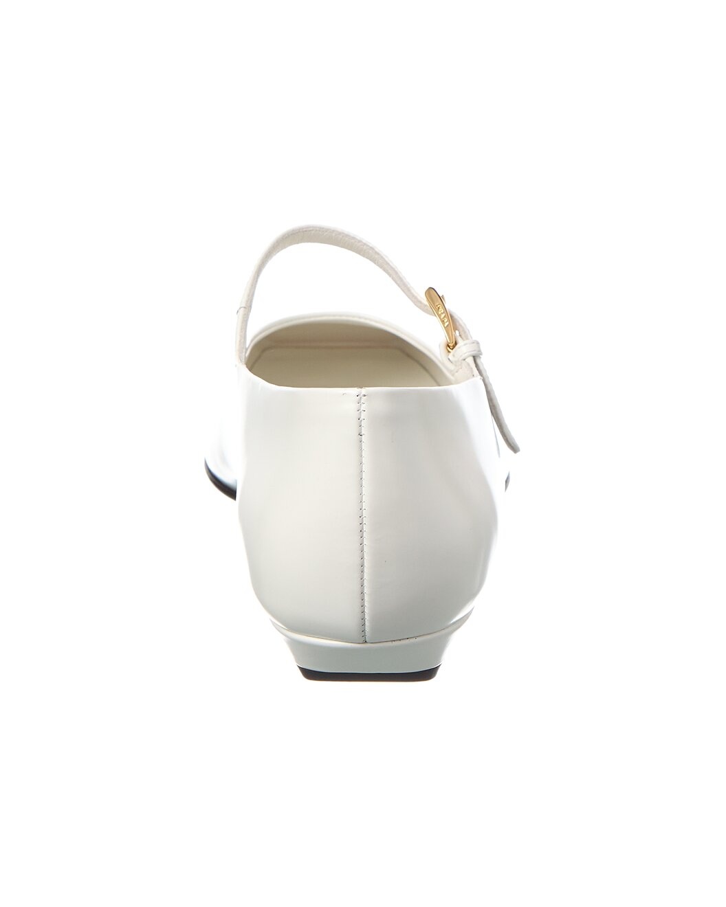 Prada Logo Mary Jane Leather Flat - 3
