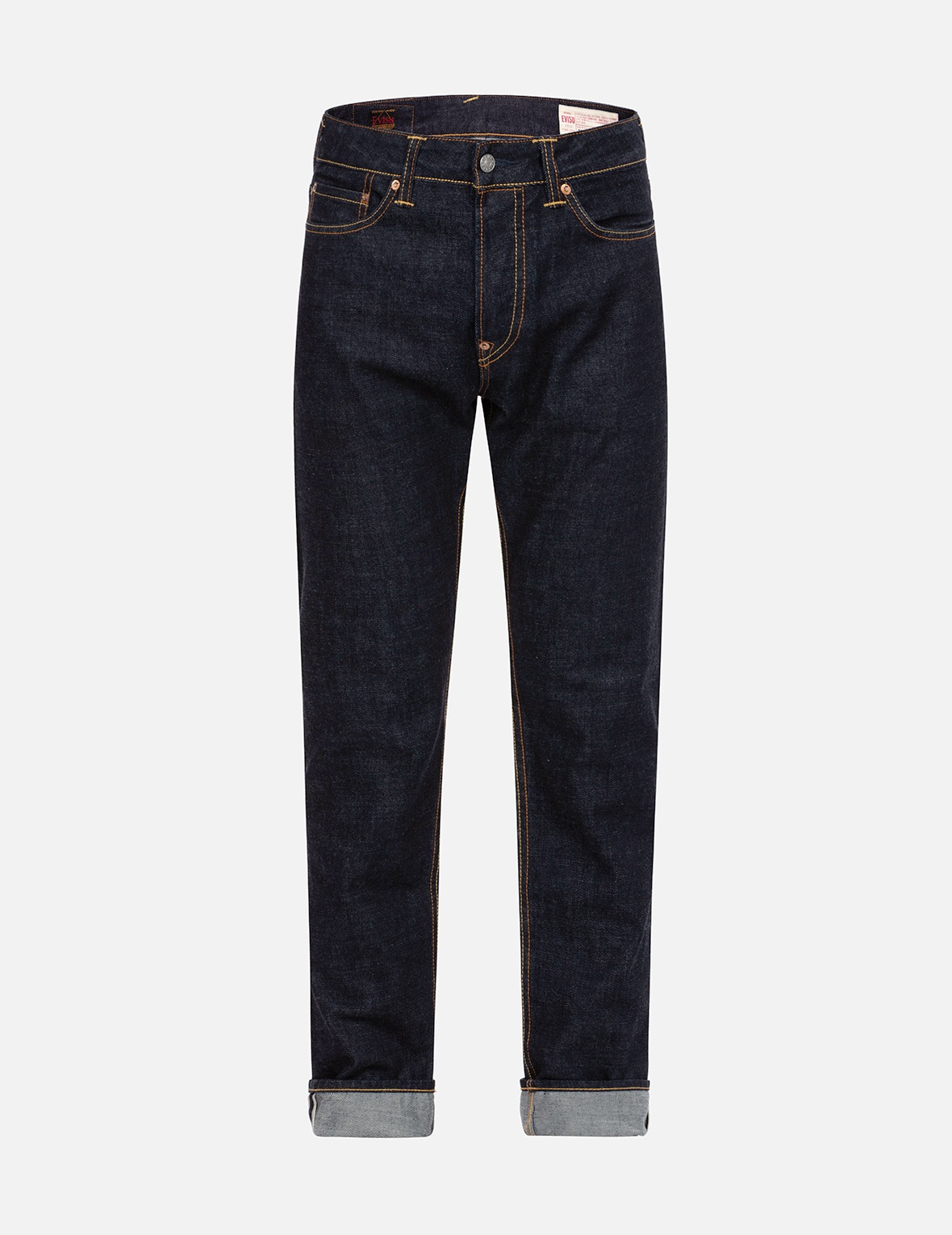 DOUBLE DAICOCK PRINT CARROT FIT SELVEDGE DENIM JEANS #2017 - 1