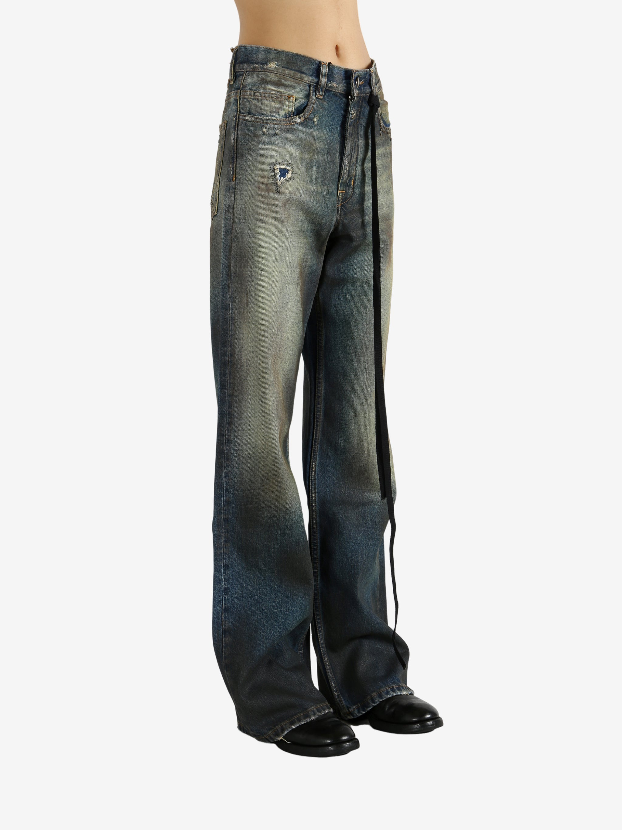 ANN DEMEULEMEESTER - Women Genoveva 5-Pockets Bootcut Trousers - 2