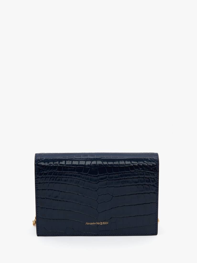 Small Skull Bag in Navy - 3