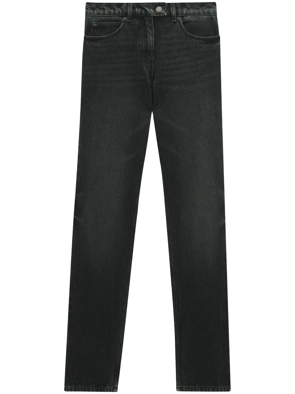 straight-leg denim trousers - 1