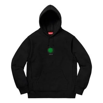 대 SS19 애플 후드 스웨터 블랙 SUP-SS19-060 - 1