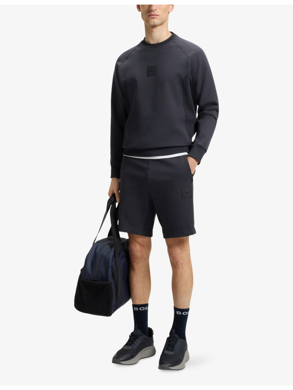 Brand-Patch Straight-Leg Cotton-Blend Shorts - 2
