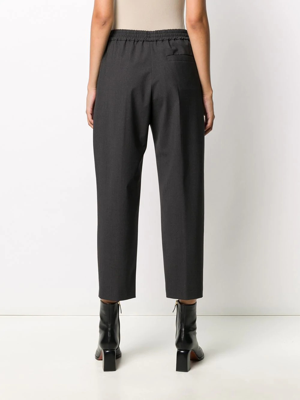 high-rise cropped trousers - 4