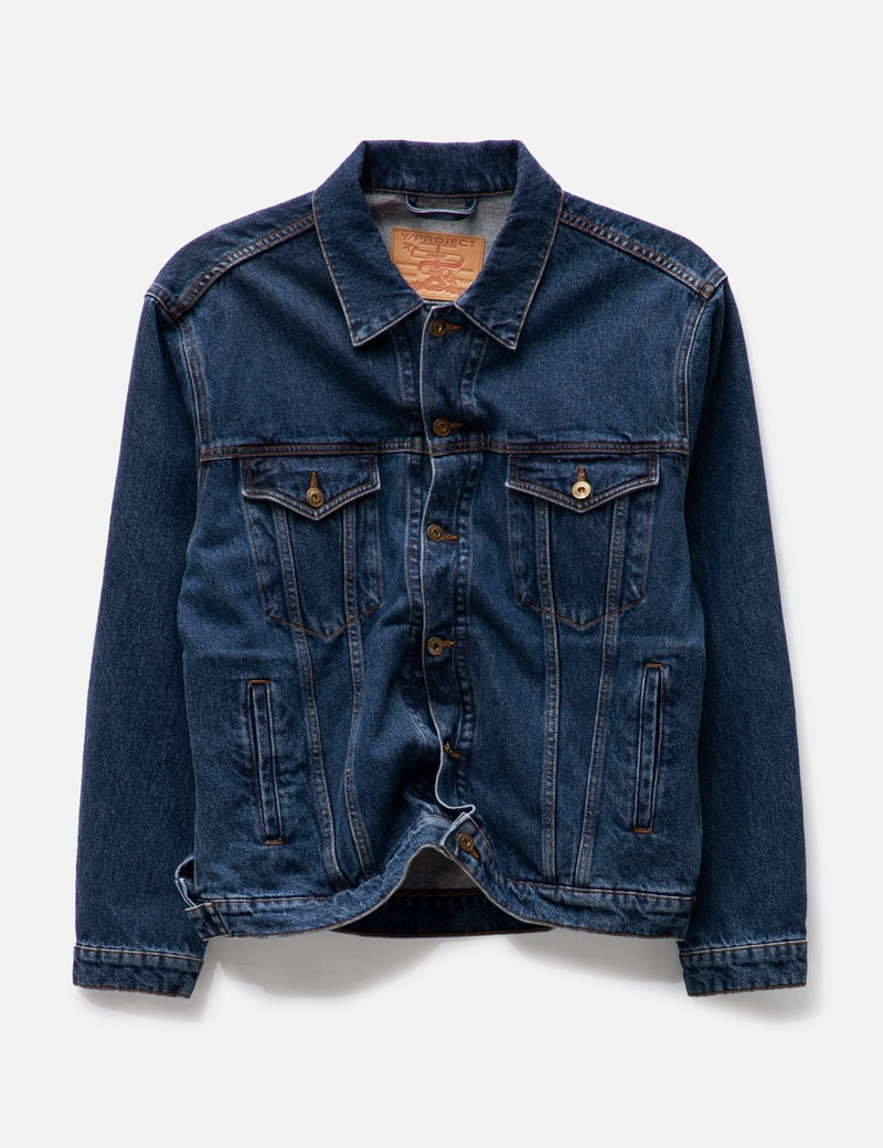 한국어 철사 denim 재킷 - 1