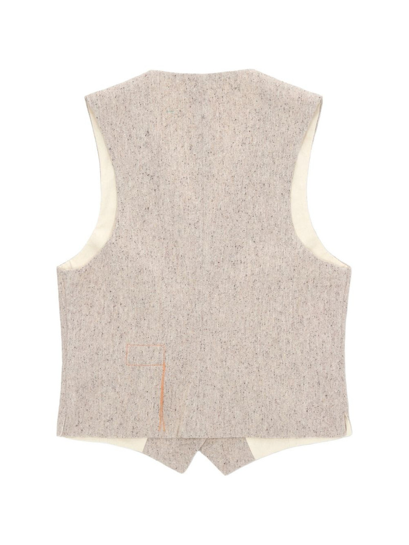 FORTELA Demi button-front single-breasted waistcoat outlook