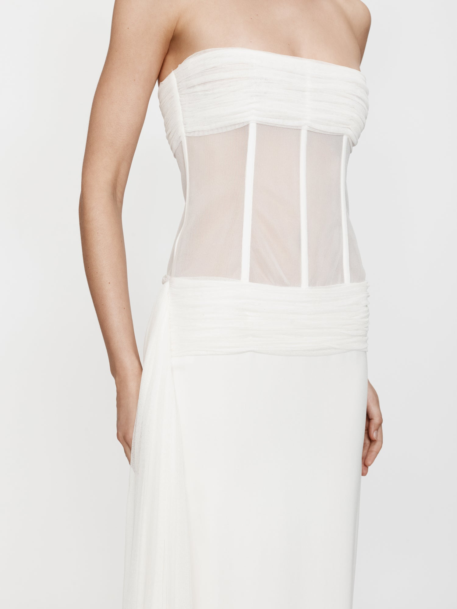 Veiled Corset Dress - 6