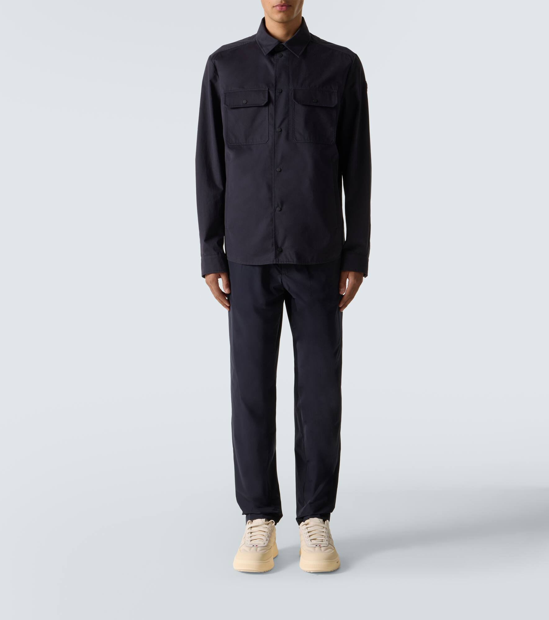 Cotton gabardine overshirt - 2