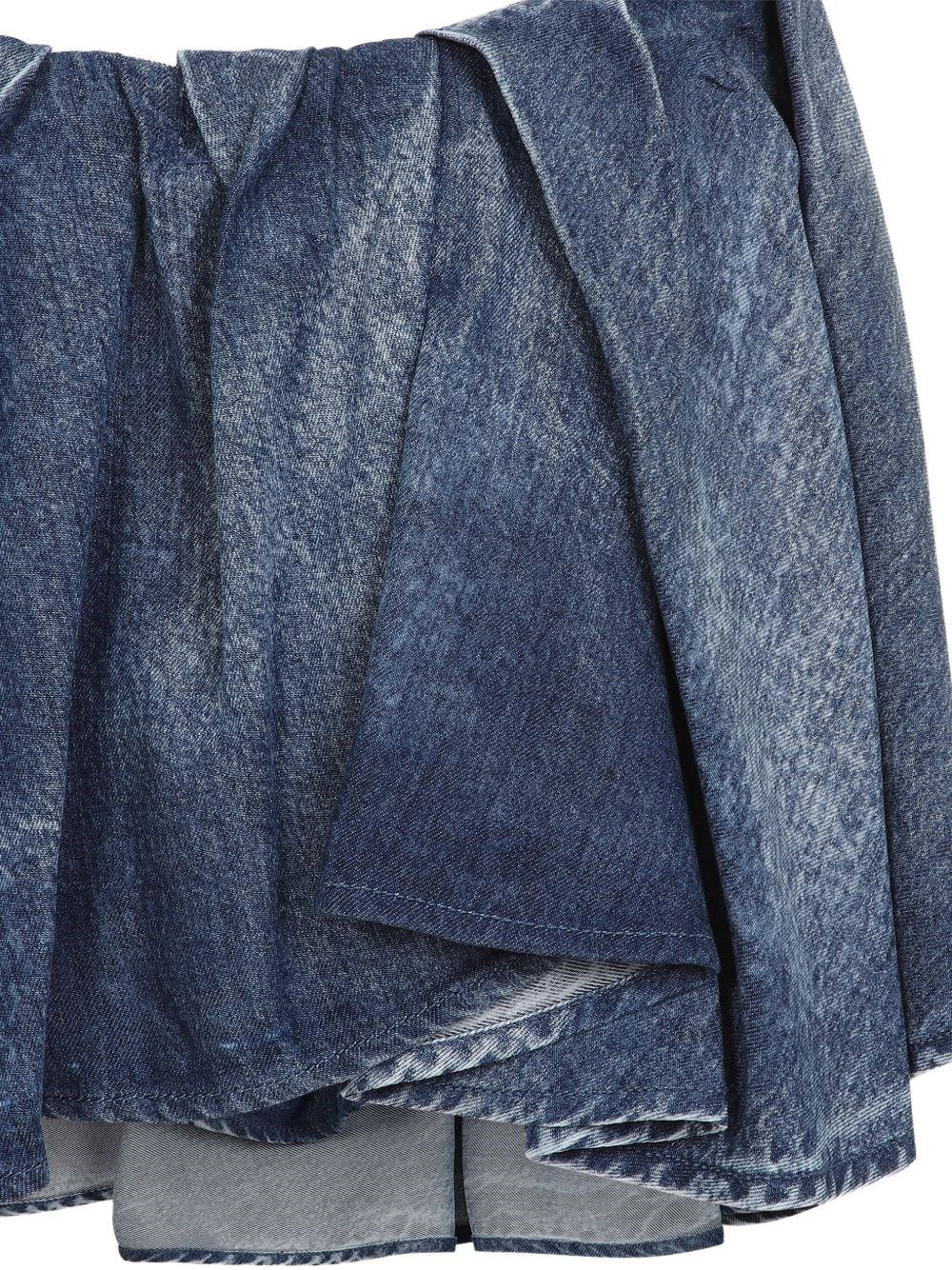 Asymmetric mini skirt - 3