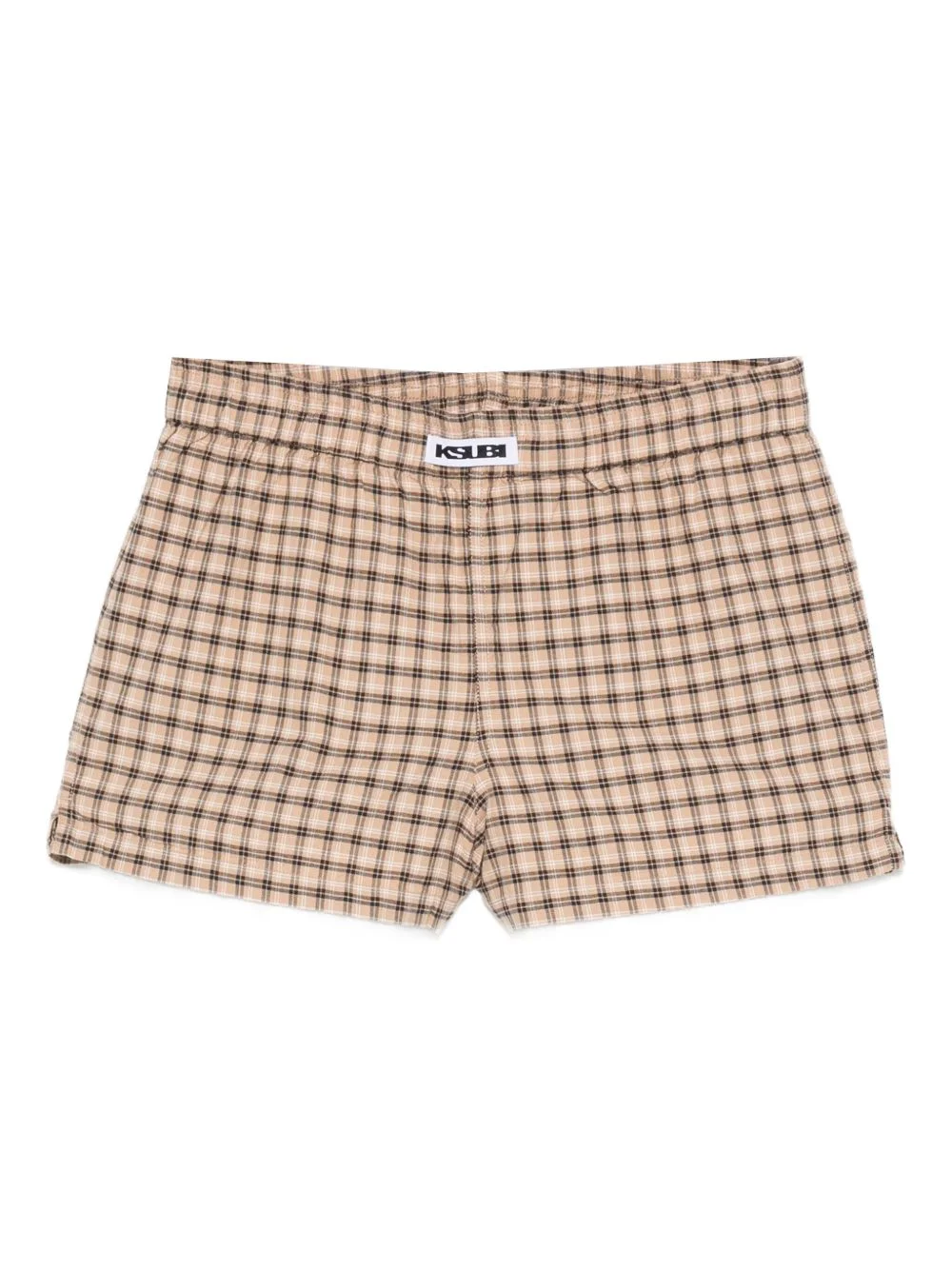 plaid boxer shorts - 1