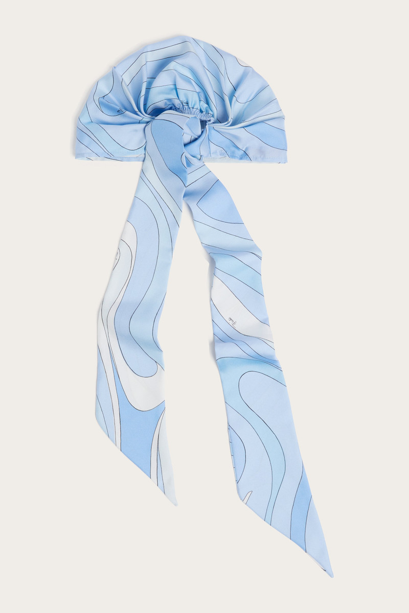 MARMO PRINT SILK BANDANA HAT 3