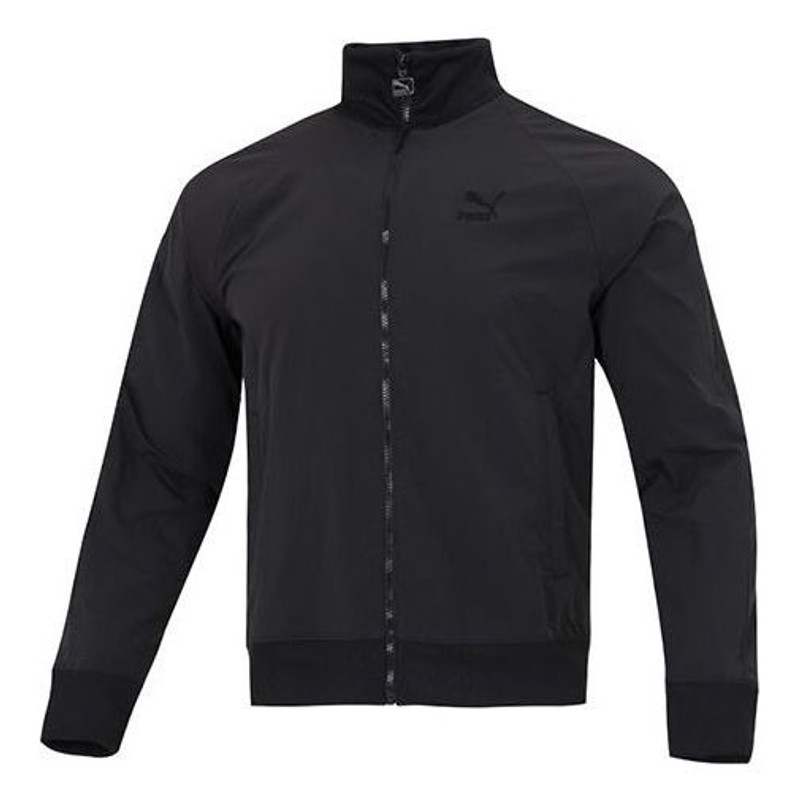 Puma T7 Crinkled Track Jacket 'Black' 535557-01 1