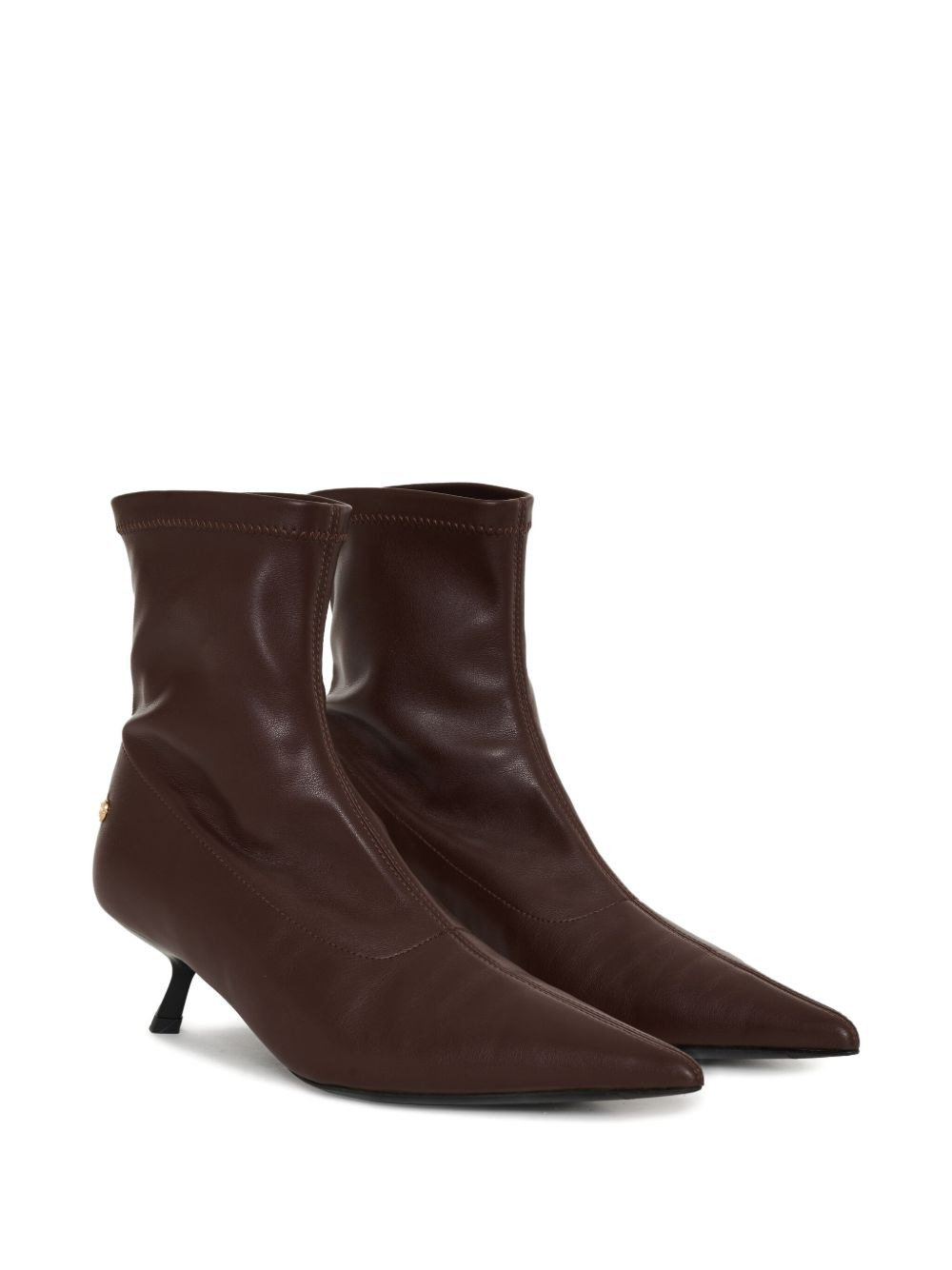 50mm pointed-toe boots - 2