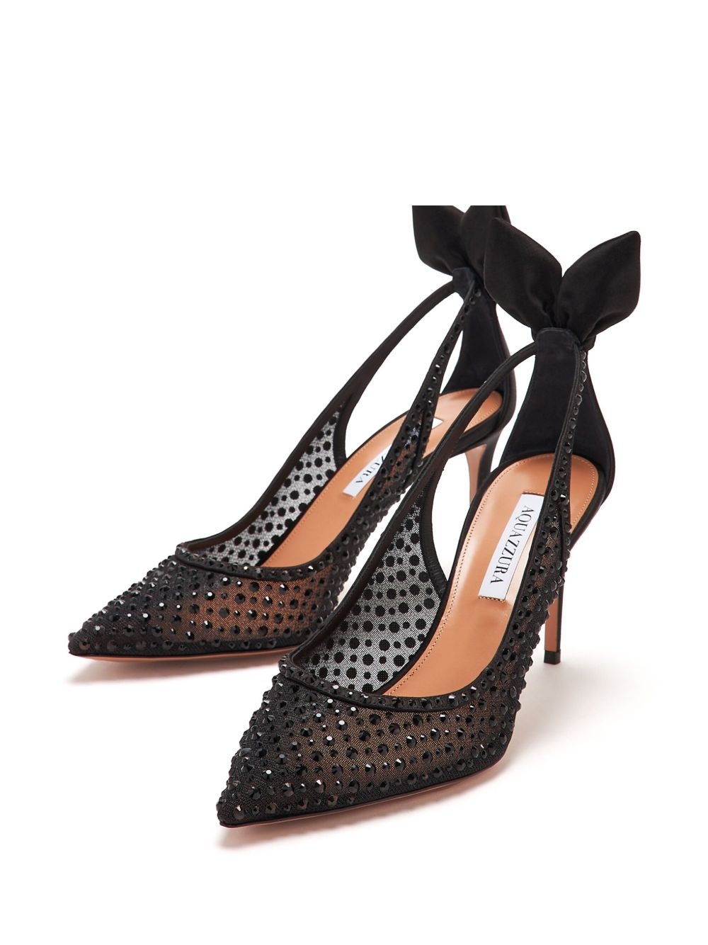 85mm crystal-embellished pumps - 2