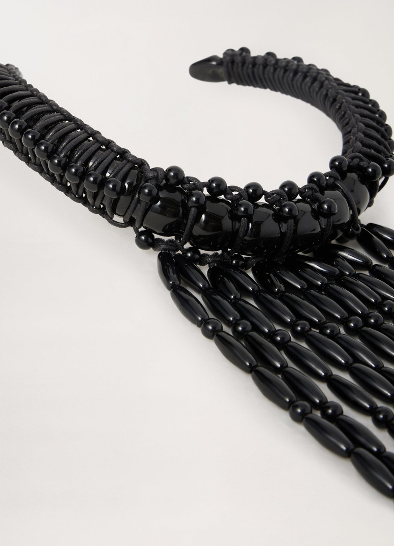 TIED UP PEARLS NECKLACE
BRASS 3