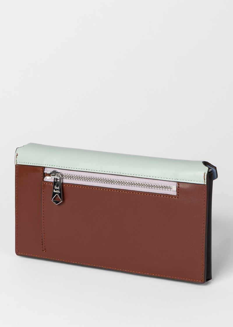 Colourblock Leather Phone Pouch 4