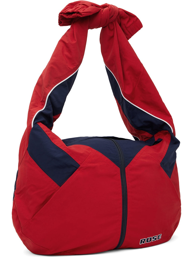 Red & Navy Track Jacket Tote 3