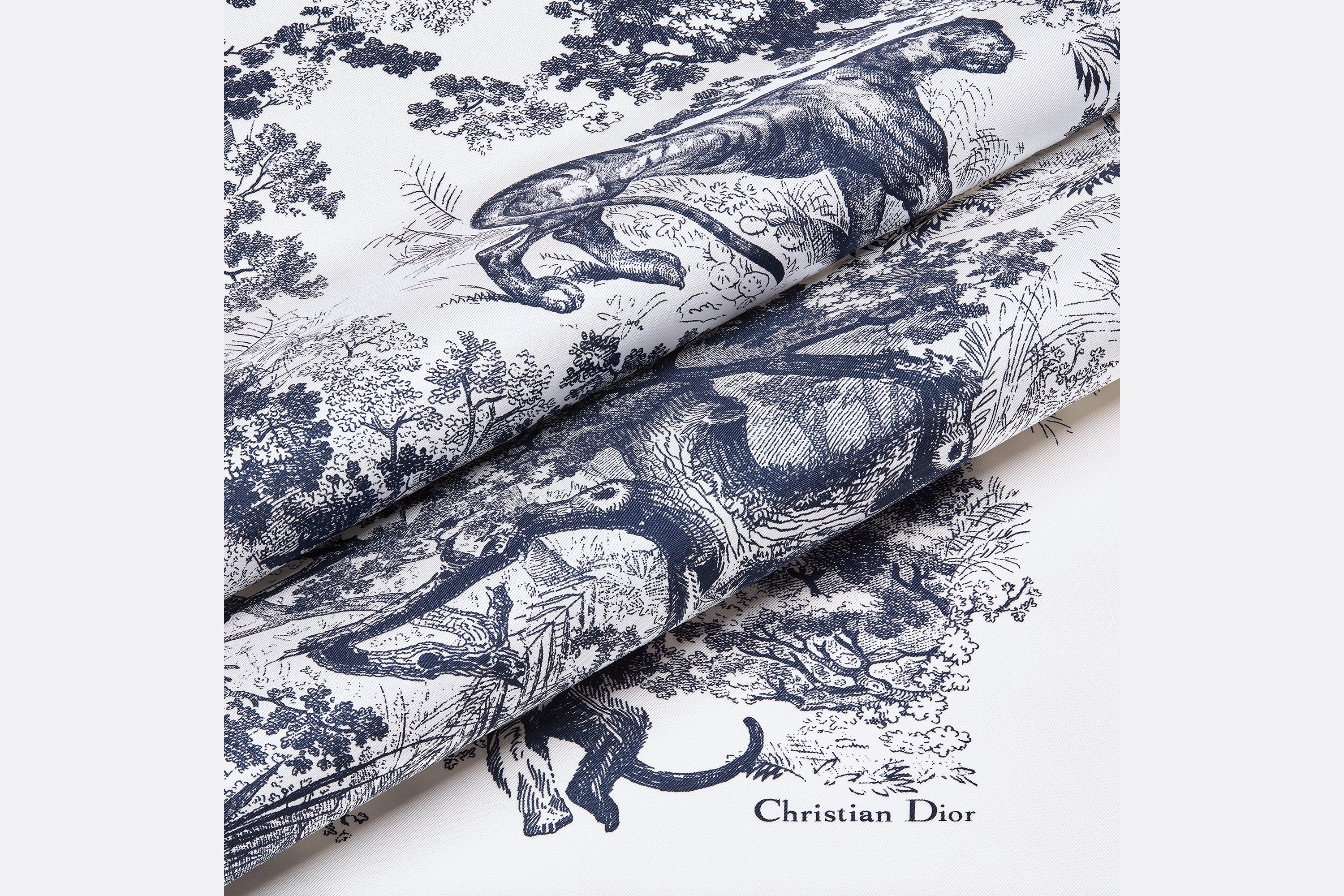 Toile de Jouy Sauvage Square Scarf - 2