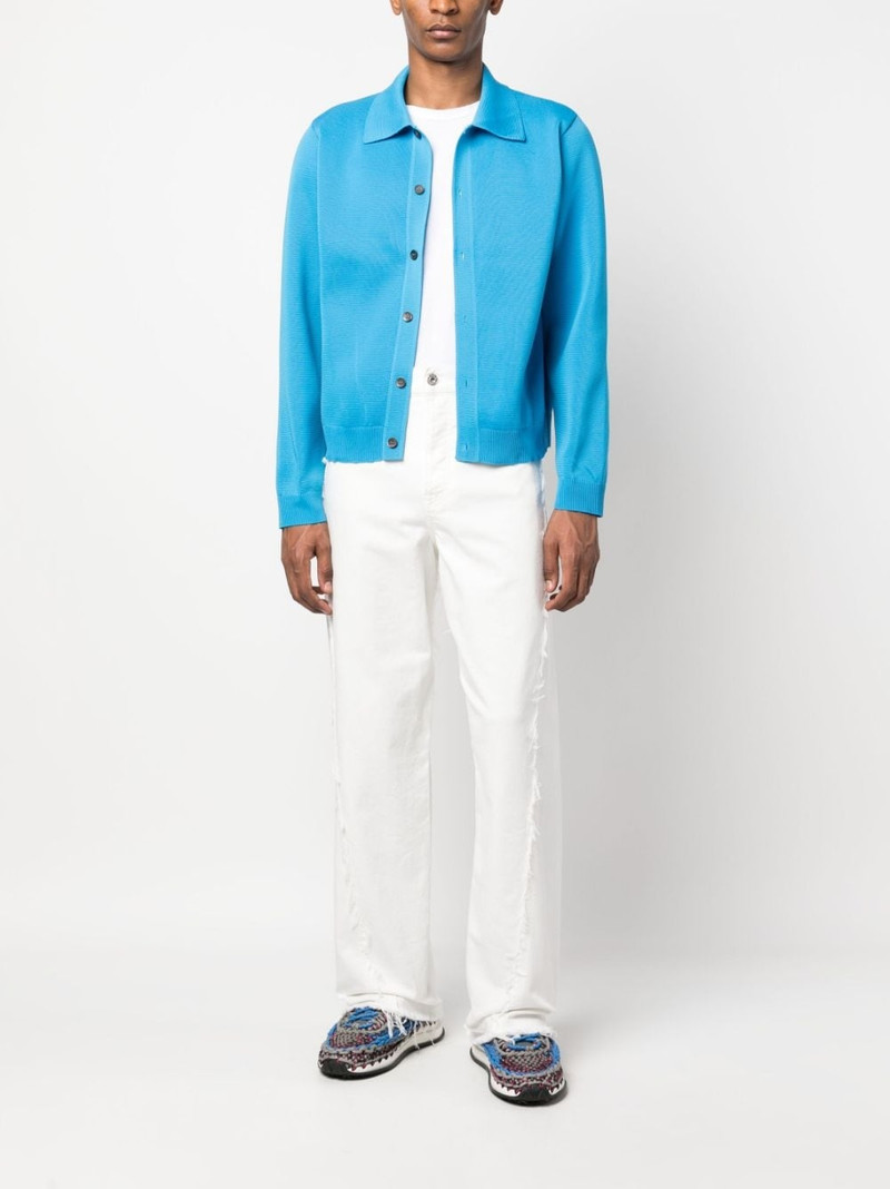 Lanvin distressed-detail wide-leg jeans outlook