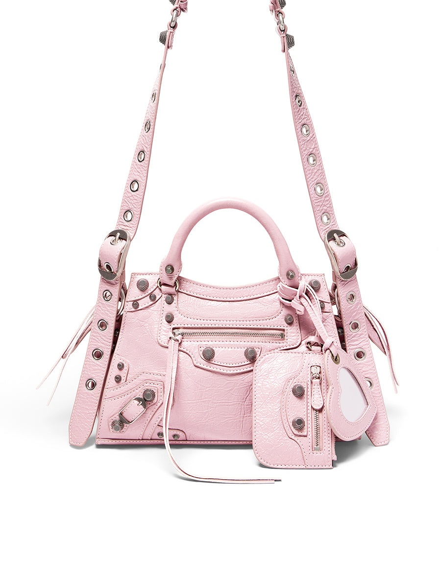 BALENCIAGA バレンシアガ Neo Cagole XS ハンドバッグ*PINK Balenciaga - Neo Cagole leather bag Pink - The Corner