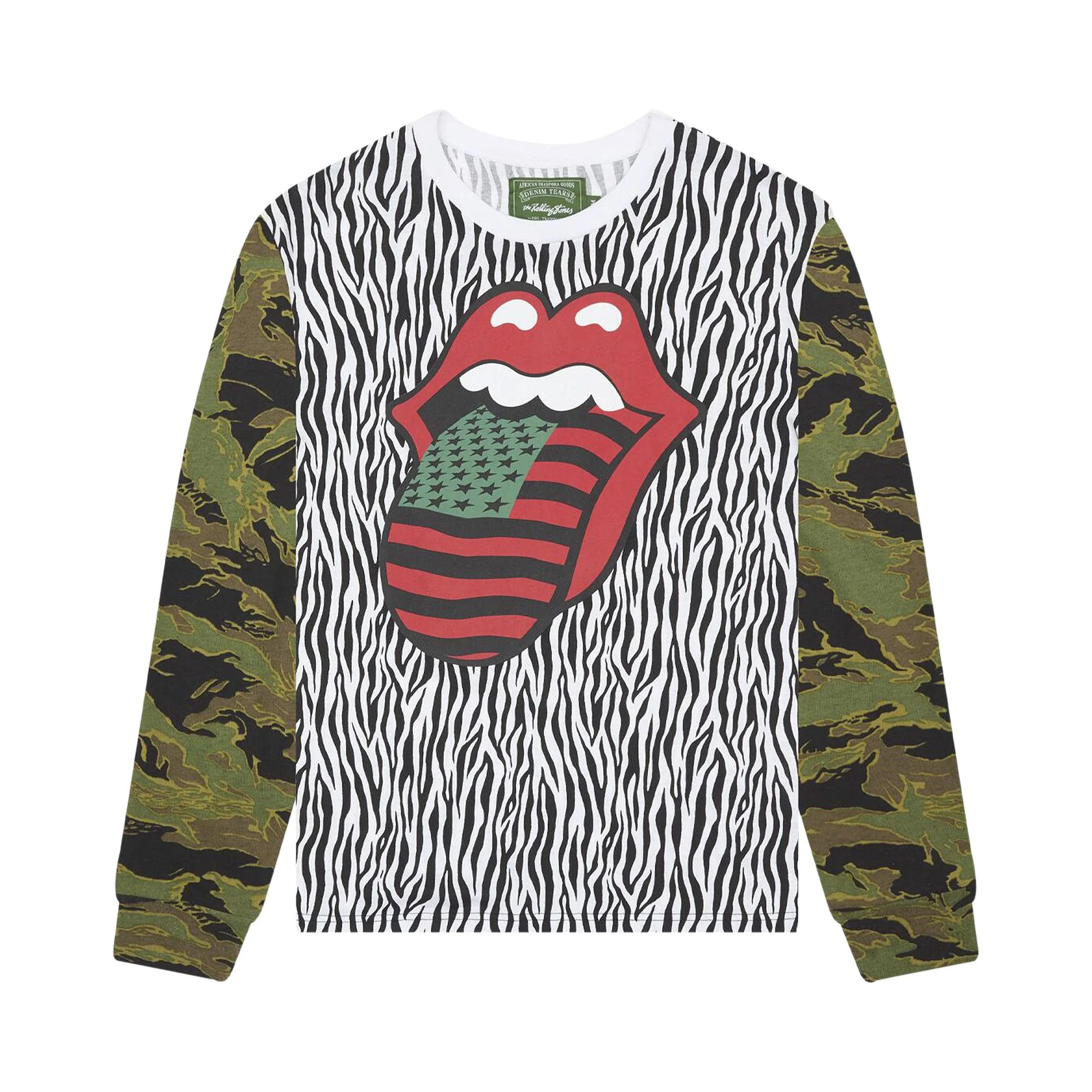 Denim Tears Rolling Stones Long-Sleeve Tee 'Multi' - 1