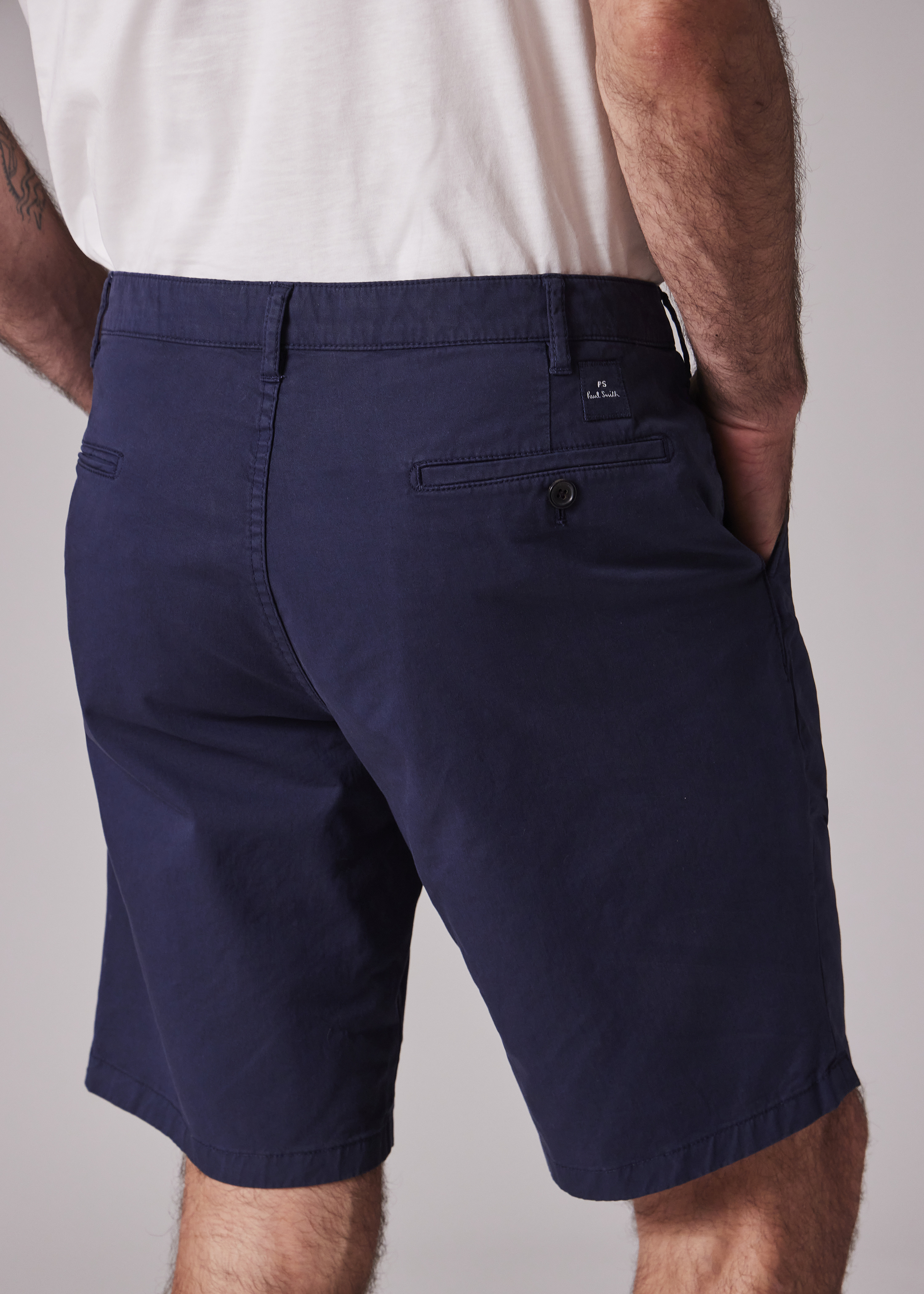 Garment-Dyed Stretch Pima-Cotton Shorts - 5