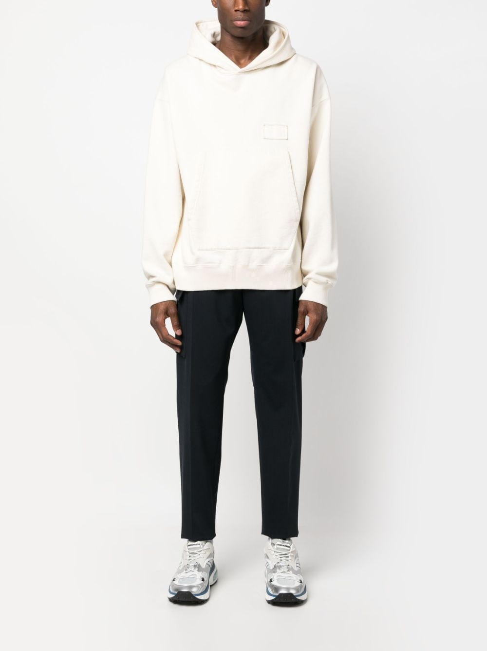 drop-crotch cargo trousers - 2