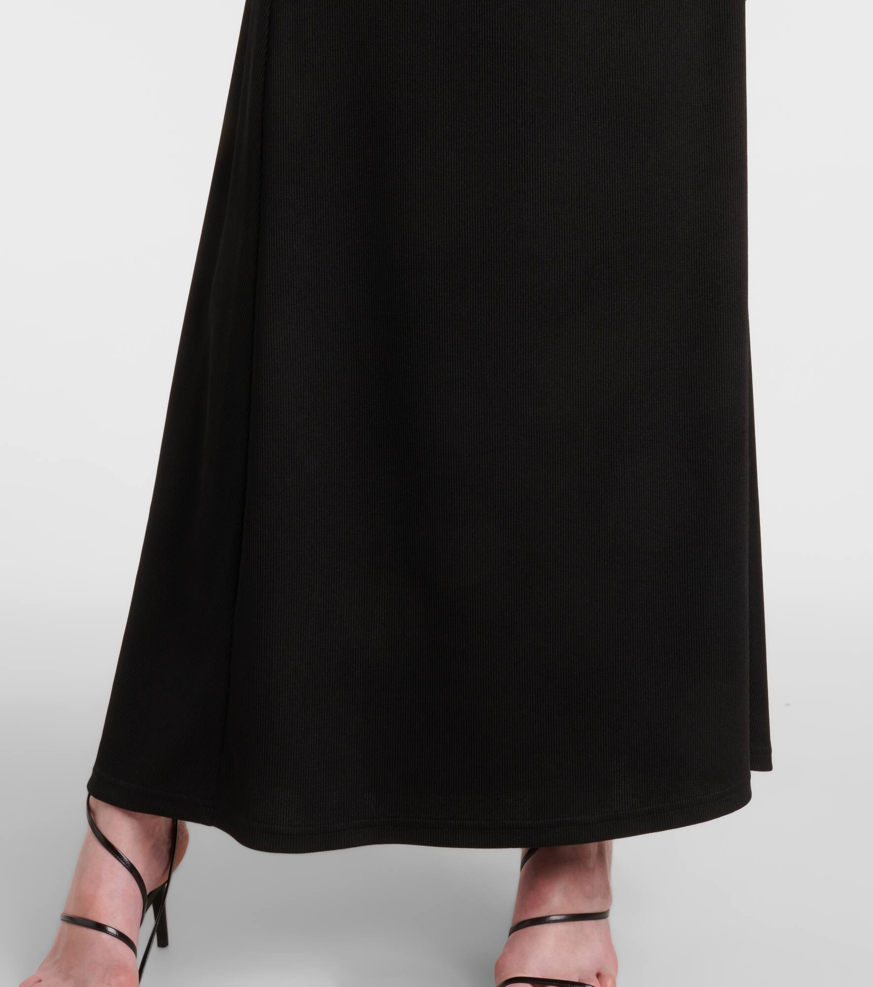 S-Buckle embellished maxi dress - 6