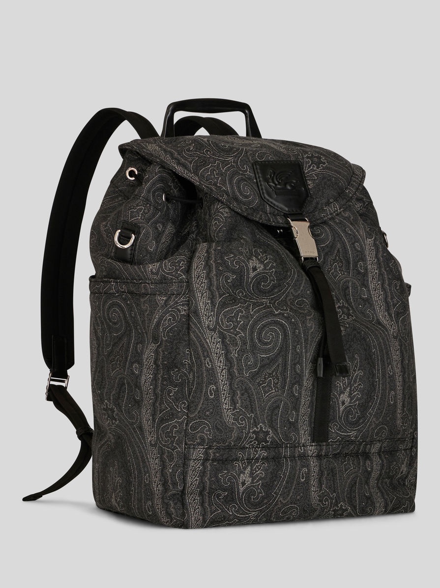 PAISLEY BACKPACK WITH ETRO LOGO AND PEGASO - 5