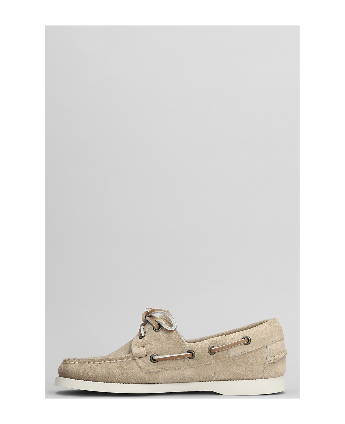 Portland Flesh Out Loafers In Taupe Suede - 3