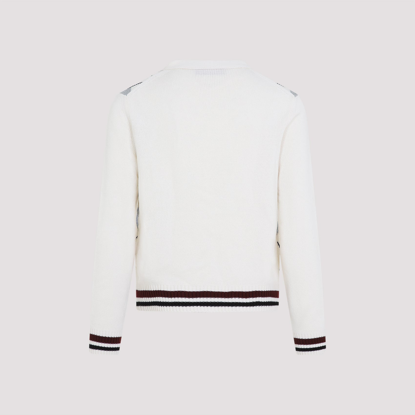 Gucci Argyle Lurex Cardigan Men - 2