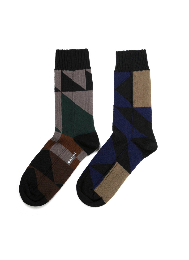 sacai x A.P.C. Quilts Socks 1