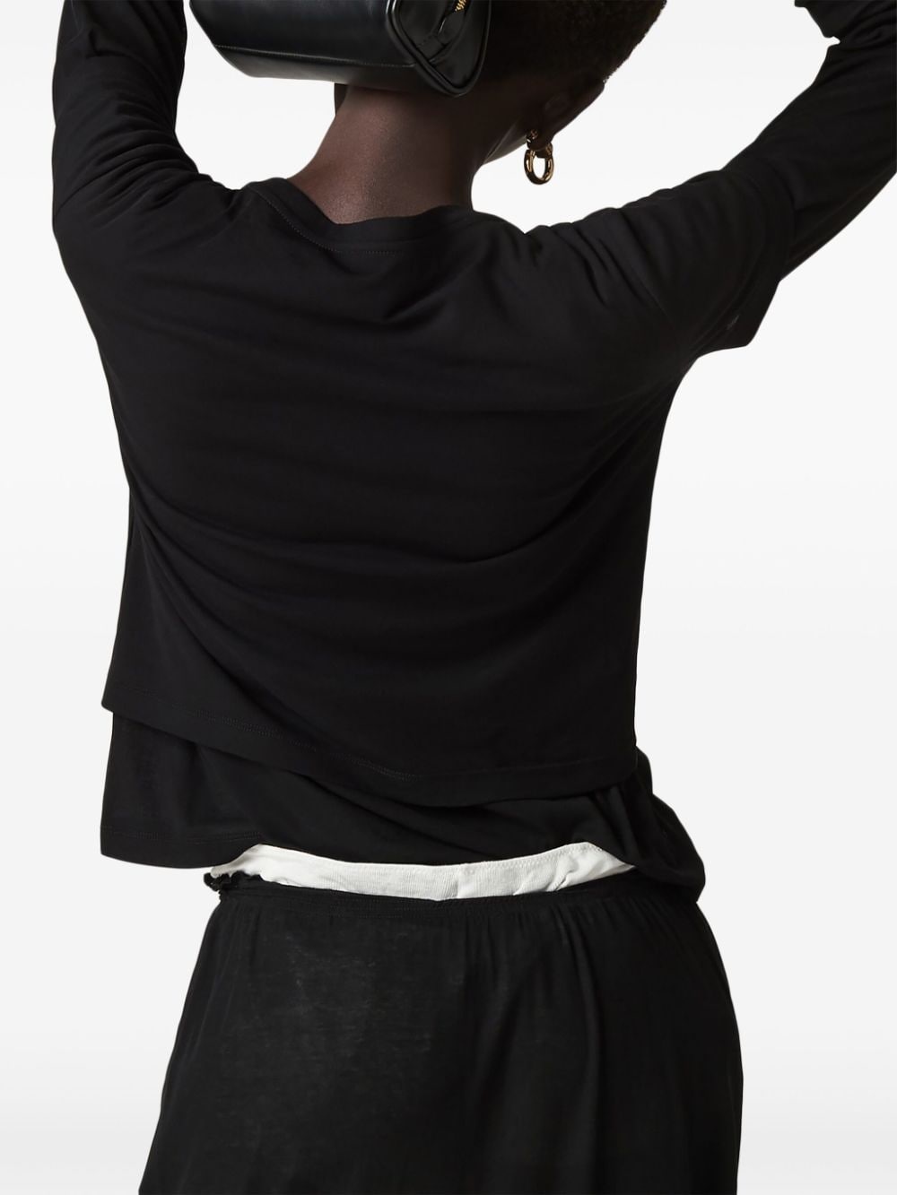 logo-embroidered T-shirt - 4