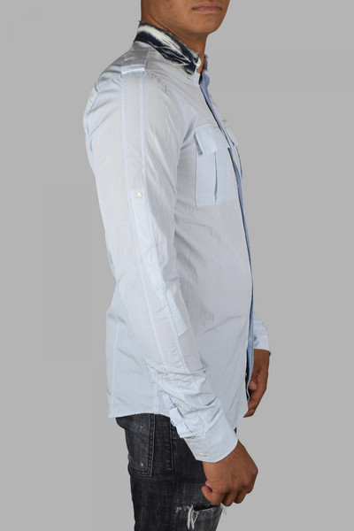 Balmain Shirt with denim collar outlook