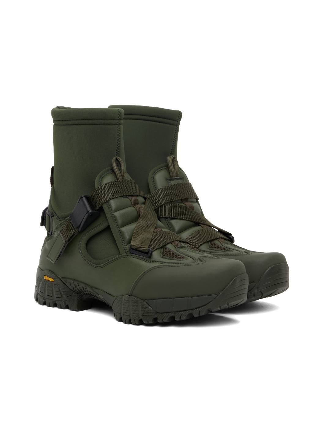 Green Cloud Walker Sneakers - 4