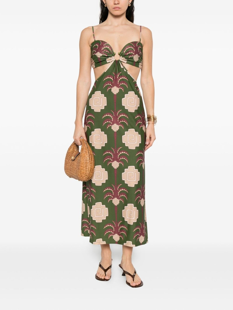 Johanna Ortiz Jungle Geometry midi dress outlook